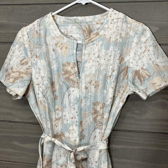 Vintage Handmade Chore Dress Day Dress Cottagecore Simple MIDI Housewife - Picture 4 of 10